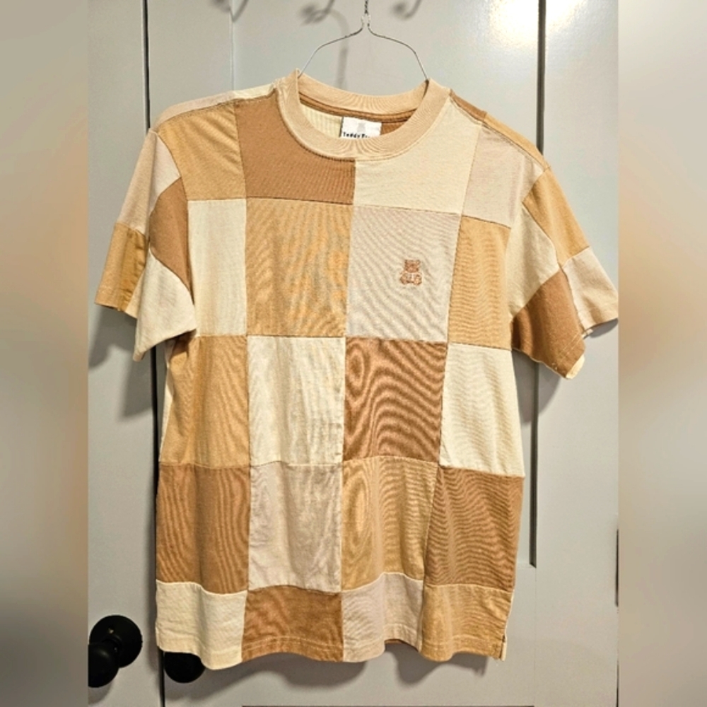 Teddy Fresh XS Sand Patchwork Tee